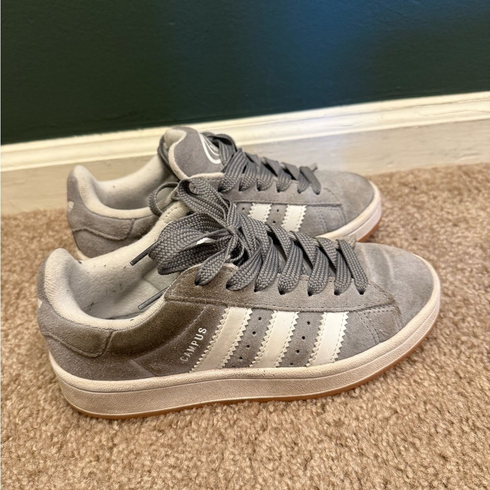 Adidas Campus Sneakers in Gray and White